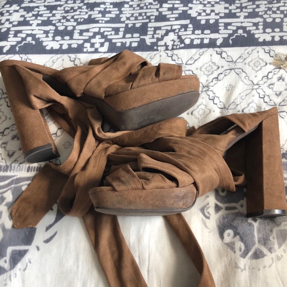 Jeffery Campbell Chablis Ankle Wrap Sandal Heels - Picture 6 of 6